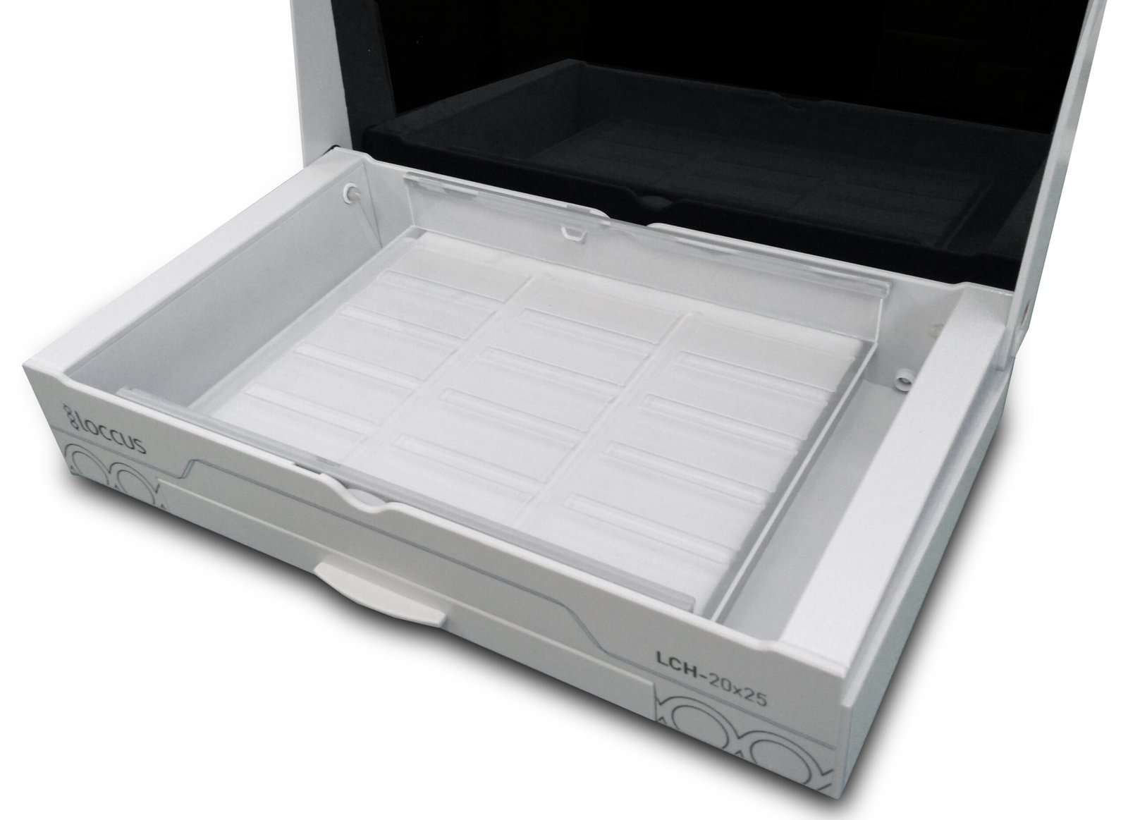 LCH-20x25 aberta e com bandeja